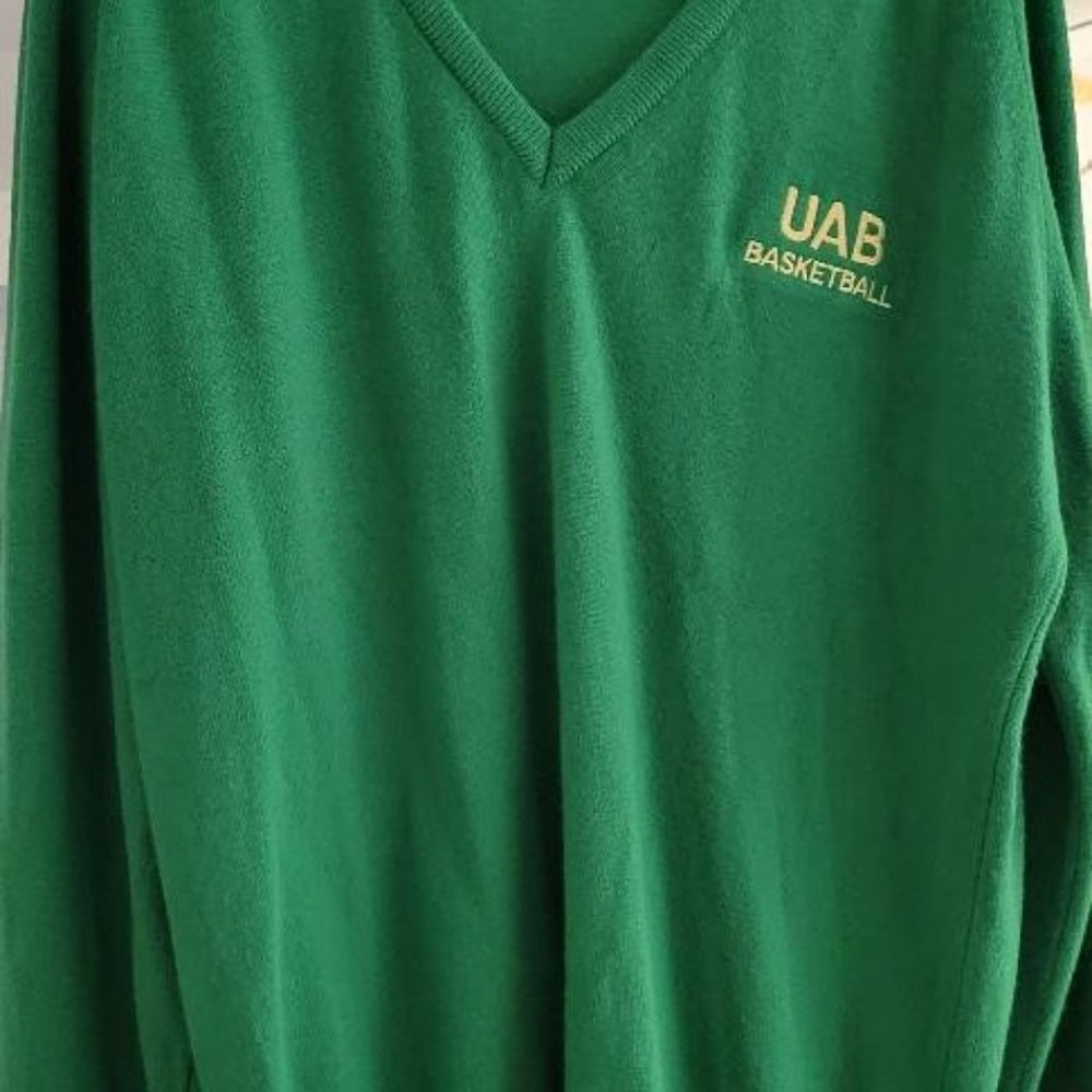 NWOT UAB Basketball Men's Golf Sweater